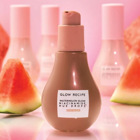 GLOW RECIPE -Watermelon Glow Niacinamide Hue Drops Serum- sun glow- new - Picture 1 of 1